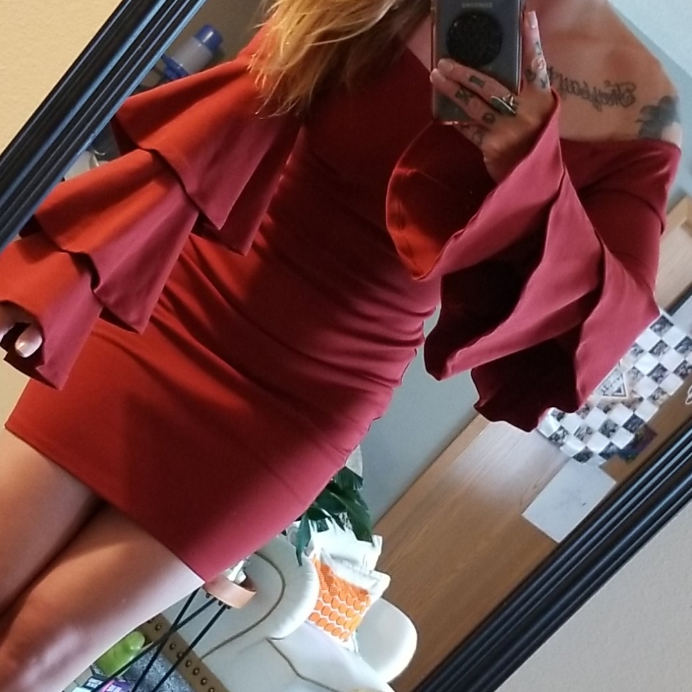 Gianni Bini 70s Sleeve Dress ๐โค๐ - Picture 2 of 6